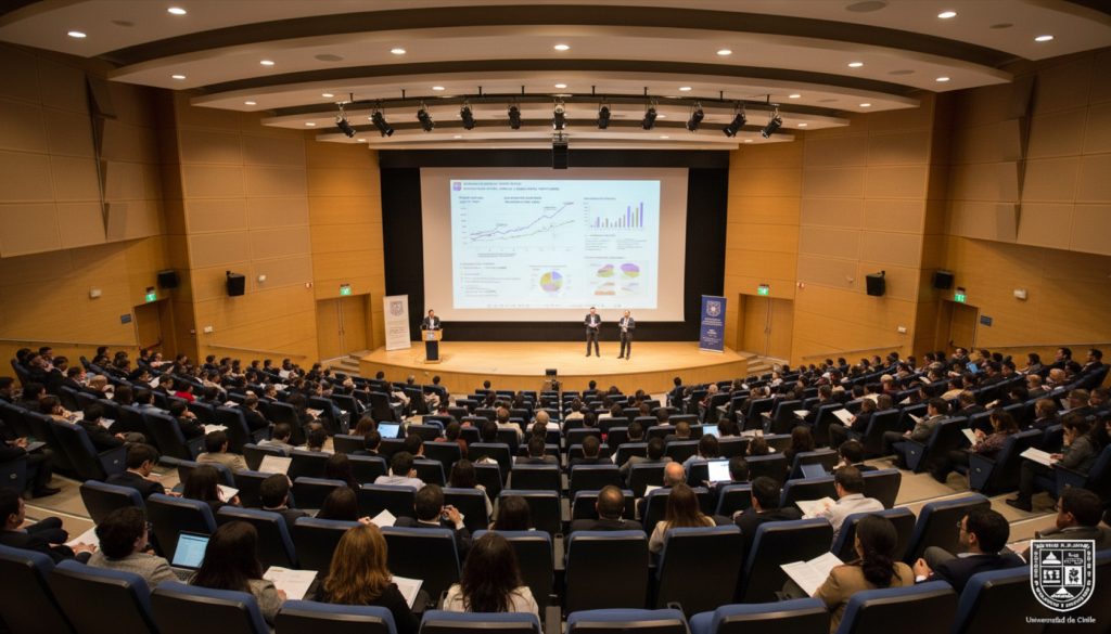 Auditorio completo durante una conferencia de las Jornadas